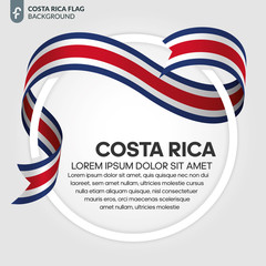 Costa Rica flag background
