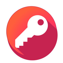 ikona z długim cieniem na tle okręgu