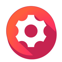 ikona z długim cieniem na tle okręgu © vempireart