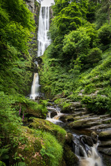 Pistyll Rhaeadr Waterfall, Wales