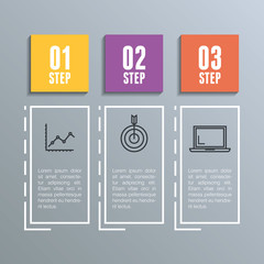 infographic statistics with business elements vector illustration design