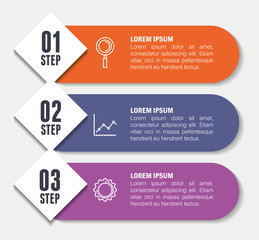 infographic statistics with business elements vector illustration design