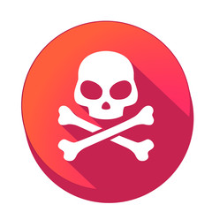 ikona z długim cieniem na tle okręgu