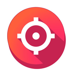 ikona z długim cieniem na tle okręgu © vempireart