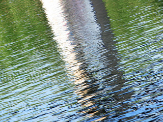 Colorful water summer background with dynamic lines ripples