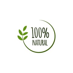 100% Natural Vector Template Design