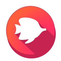 ikona z długim cieniem na tle okręgu © vempireart