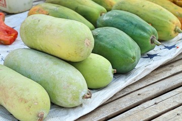 winter melon at the market