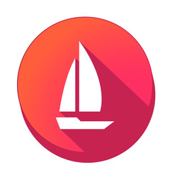 ikona z długim cieniem na tle okręgu  © vempireart