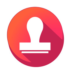 ikona z długim cieniem na tle okręgu © vempireart