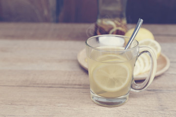 Hot lemon honey