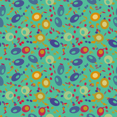 Wonderful fruits seamless pattern. Autentic design for textile, print or digital.