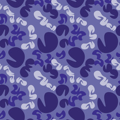 Creatures bird eye view seamless pattern. Suitable for screen, print and other media.