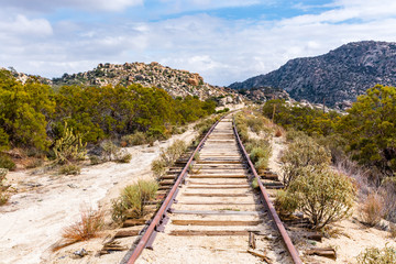 Fototapeta na wymiar Abandoned Railroad