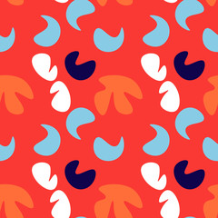 Kids abstract seamless pattern. Authentic design for digital and print media.
