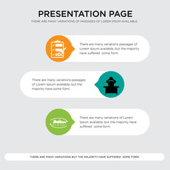 future city, frustration, order management presentation design template in orange, green, yellow colors with horizontal and rounded shapes