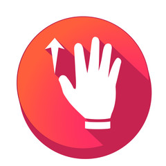 ikona z długim cieniem na tle okręgu