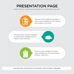 bulletin, hedgehog, order management presentation design template in orange, green, yellow colors with horizontal and rounded shapes