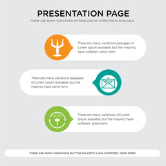 fresh air, email, psi presentation design template in orange, green, yellow colors with horizontal and rounded shapes