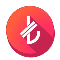 ikona z długim cieniem na tle okręgu