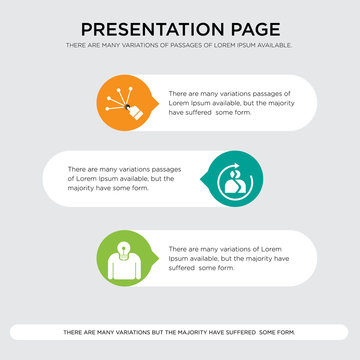 wise, best friends, reach presentation design template in orange, green, yellow colors with horizontal and rounded shapes