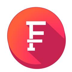 ikona z długim cieniem na tle okręgu