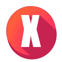 ikona z długim cieniem na tle okręgu © vempireart