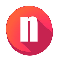 ikona z długim cieniem na tle okręgu © vempireart