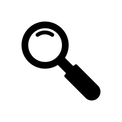 search icon, magnifying glass icon vector 