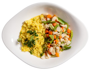 Vegetarische Feijoada mit Kurkuma Reis 