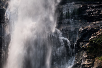 Fototapeta na wymiar Beautiful waterfall Located in northern Thailand.