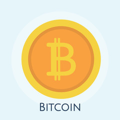 Illustration of bitcoin concept