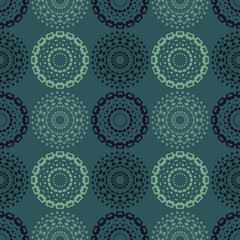 Path of endeavour symmetry seamless pattern. Suitable for screen, print and other media.