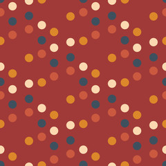 Circular symmetry colours seamless pattern. Suitable for screen, print and other media.
