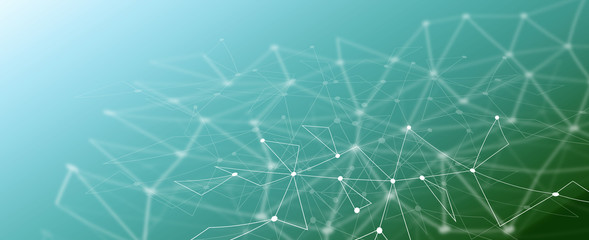 Abstract technology geometric polygonal mesh lines background