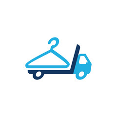 Laundry Delivery Logo Icon Design