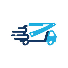 Barber Delivery Logo Icon Design