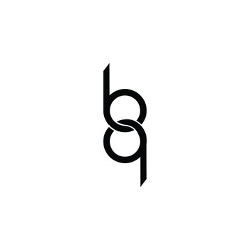 letter bq logo vector