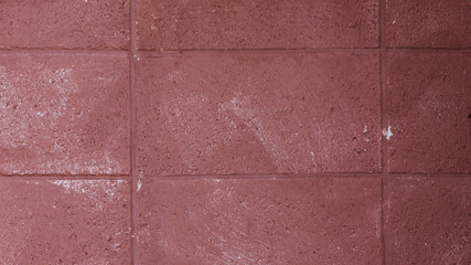 コンクリートブロックの壁