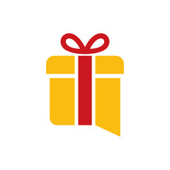 Gift Chat Logo Icon Design