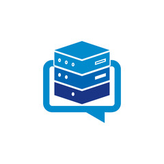 Server Chat Logo Icon Design