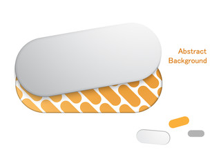 Abstract Border Frame background with Orange color