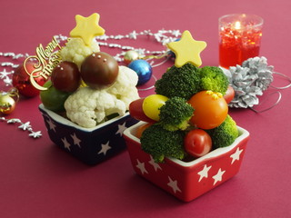 トマト盛り付け