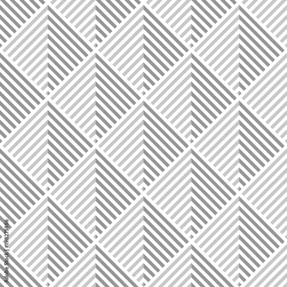 Poster Pattern stripe seamless gray and white colors. Chevron pattern stripe abstract background vector.
