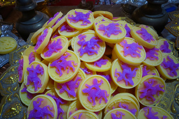 Coins made from candles