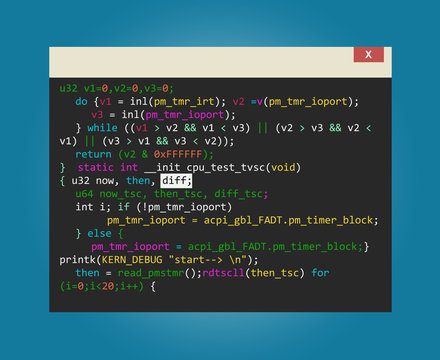 Program code in development