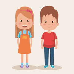 couple of little kids characters