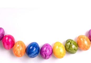 Painted eggs, easter