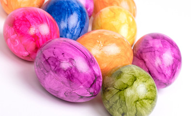 Painted eggs, easter