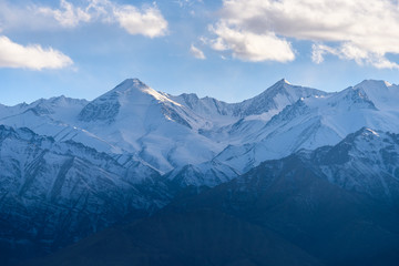 Leh Ladakh beautiful mountain landscape view,travel destination in India